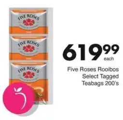 Save Hyper Five Roses Rooibos Select Tagged Teabags offer