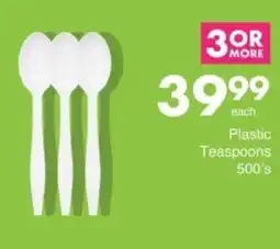 Save Hyper Plastic Teaspoons offer