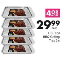 Save Hyper UBL Foil BBQ Grilling Tray offer