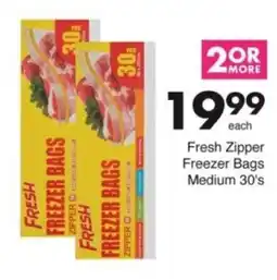 Save Hyper Fresh Zipper Freezer Bags Medium offer