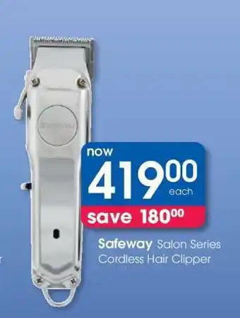Safeway Salon Series Cordless Hair Clipper