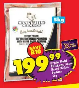 Shoprite GRAIN FIELD CHICKENS FROZEN MIXED CHICKEN PORTIONS 5kg offer