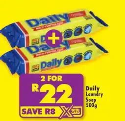Shoprite DAILY LAUNDRY SOAP 500g offer