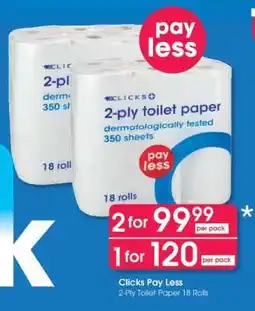 Clicks Clicks Pay Less offer