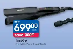 Clicks Toni&Guy XXL Wide-Plate Straightener offer