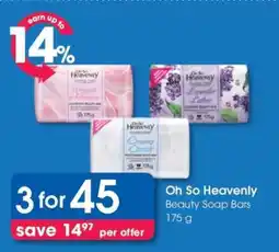 Clicks Oh So Heavenly Beauty Soap Bars offer
