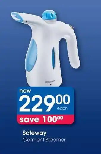 Clicks Safeway Garment Steamer offer