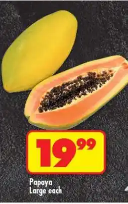 Shoprite Papaya Large each offer