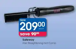 Clicks Safeway Hair Straightening Hot Comb offer
