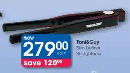 Clicks Toni&Guy Slim Definer Straightener offer