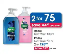 Clicks Radox Body Wash 400 ml offer