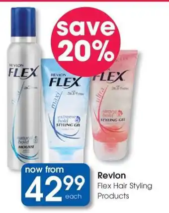 Clicks Revlon Flex Hair Styling Products offer