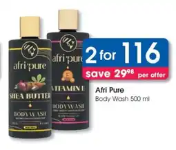 Clicks Afri Pure offer