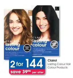 Clicks Clairol Lasting Colour Hair Colour Products offer