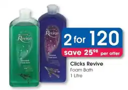 Clicks Clicks Revive offer