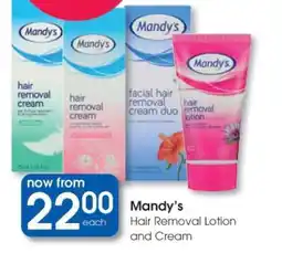 Clicks Mandy’s Hair Removal Lotion and Cream offer