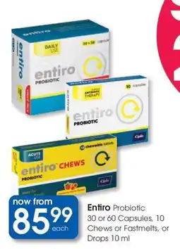 Clicks Entiro Probiotic offer