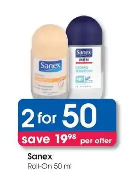Clicks Sanex offer