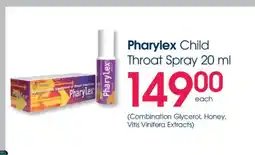 Clicks Pharylex Child Throat Spray 20 ml offer