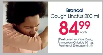 Clicks Broncol Cough Linctus 200 ml offer