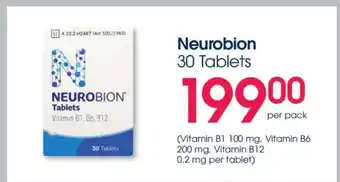 Clicks Neurobion 30 Tablets offer