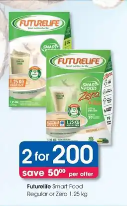 Clicks Futurelife Smart Food Regular or Zero 1.25 kg offer