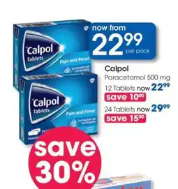 Clicks Calpol offer