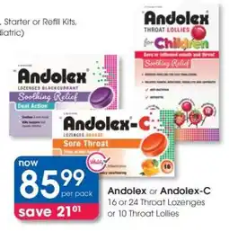 Clicks Andolex or Andolex-C offer