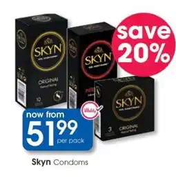 Clicks Skyn Condoms offer