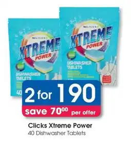 Clicks Clicks Xtreme Power offer