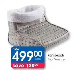 Clicks Kambrook Foot Warmer offer