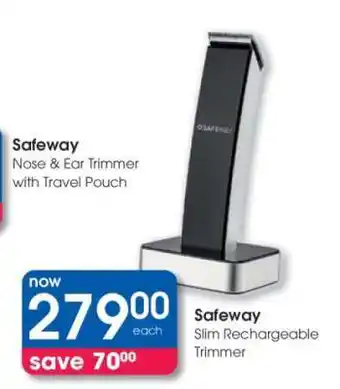 Clicks Safeway Slim Rechargeable Trimmer offer