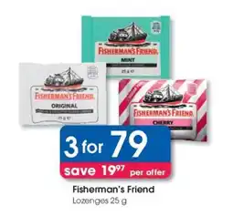 Clicks Fisherman's Friend offer