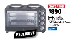 OK Furniture muller haupt 2-Plate Mini Oven offer