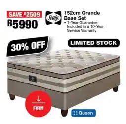 OK Furniture 152cm Grande Base Set offer