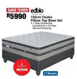 OK Furniture 152cm Osaka Pillow-Top Base Set offer
