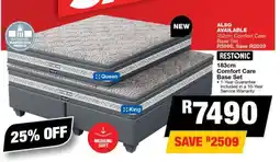 OK Furniture Restonic 183cm Comfort Care Base Set offer