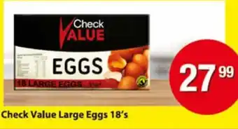 Check Save Check Value Large Eggs 18's offer