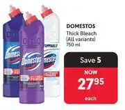 Makro Domestos Thick Bleach-750ml offer
