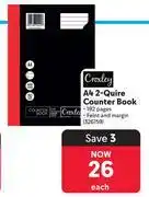 Makro Croxley A4 2 Quire Counter Book 326159 offer