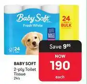 Makro Baby Soft 2 Ply Toilet Tissue-24's offer