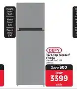 Makro Defy 157L Top Freezer/Fridge 394122 offer