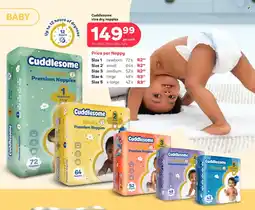 PEP Cuddlesome xtra dry nappies offer