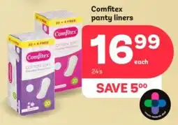 PEP Comfitex panty liners offer