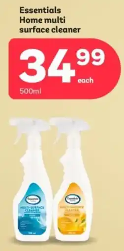 PEP Essentials Home multi surface cleaner offer