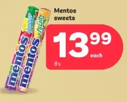 PEP Mentos sweets offer