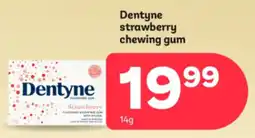 PEP Dentyne strawberry chewing gum offer