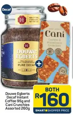 Pick n Pay Douwe Egberts Decaf Instant Coffee and Cani Crunchies Assorted offer