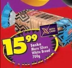 Shoprite Sasko More Slices White Bread offer