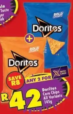 Shoprite Doritos Corn Chips All Variants offer